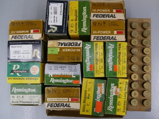 Large lot of assorted 12 & 16 ga Shotgun Ammo