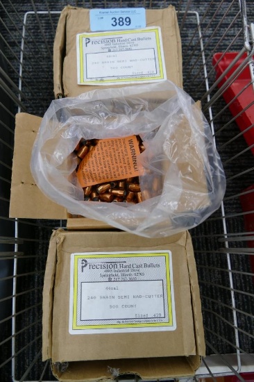 3 Boxes of 44 cal Reloading Bullets
