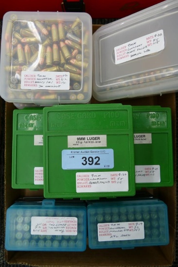 Approx 650 rounds 9mm Luger Reloads