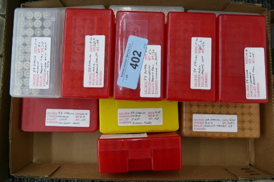 Approx 750 rds of 38 Spec & Super Reloads