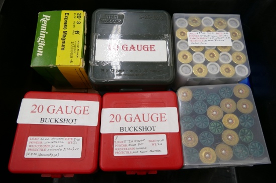 Large Tote of 12, 20 & 10 ga Reloads