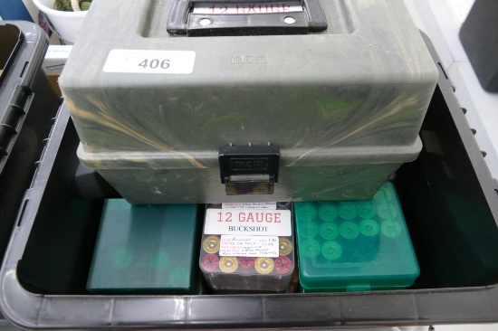 Large box 12 ga Buck Shot & Slug Reloads