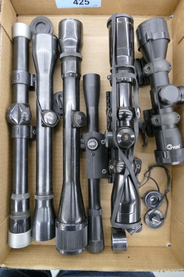 Lot of 6 Rifle Scopes