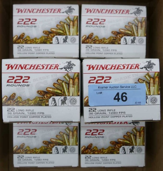 1776 rds of Winchester 22 LR Ammo