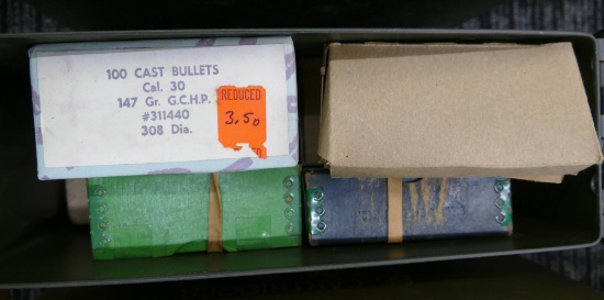 Ammo Can of 30 cal Reloading Bullets