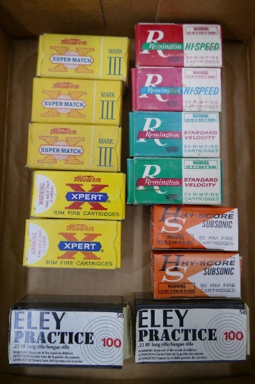 Small box Assorted 22 Ammunition