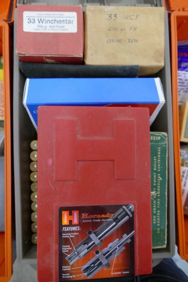 Large box of 33 Winchester Bullets