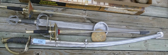 4 Contemporary Decorative Swords
