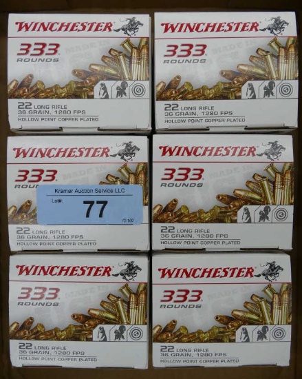 1, 998 rds Winchester 22LR Ammo