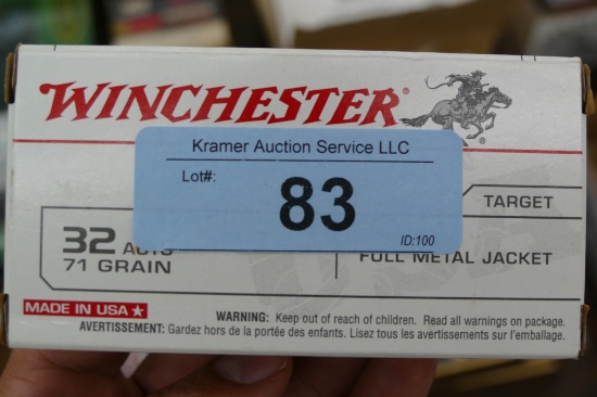 50 rd Box Winchester 32 ACP Ammo