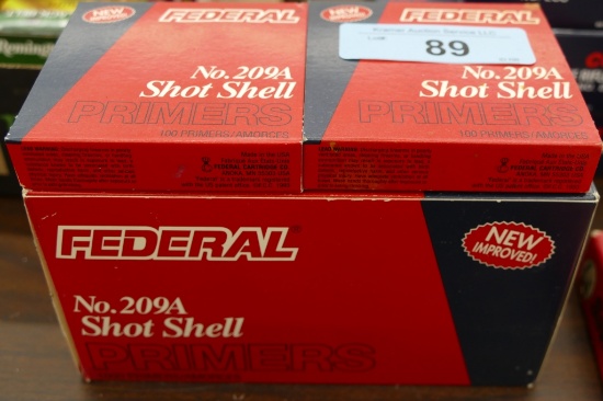 1200 ct Federal No 209A Shot Shell Primers