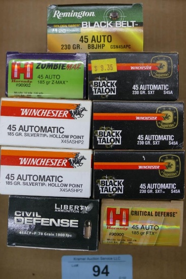 280 rds 45 Auto Defense Rounds