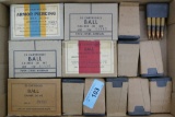Box lot of Assorted 30 cal WWII Ammo