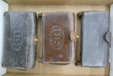 3 Early US McKever Cartridge Pouches
