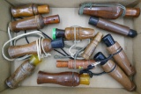 Lot of 12 Early Assorted Duck & Game Calls