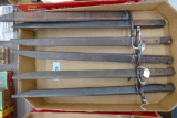 Lot of 5 Assorted Japanease Bayonets