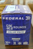 525 rd Brick Federal 22 Ammo