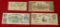 Lot of 4 Confederate & Southern Bills