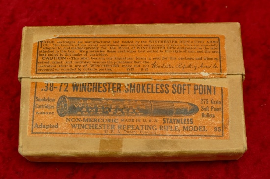Original Box of Winchester 38-72 cal Bullets