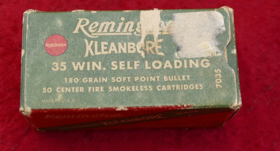 50 round box Rare 35 WIN SLR Ammo