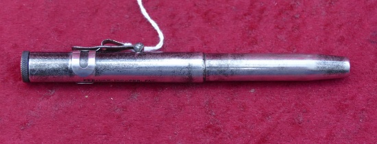 Faultless Silver Pen Gas Gun