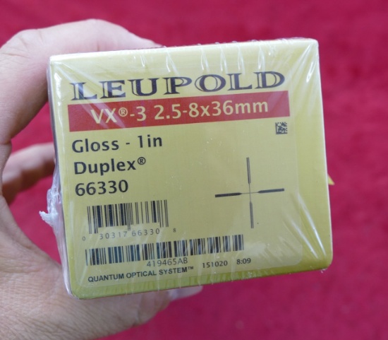 NIB Leupold VX3 2.5-x8x36mm Rifle Scope