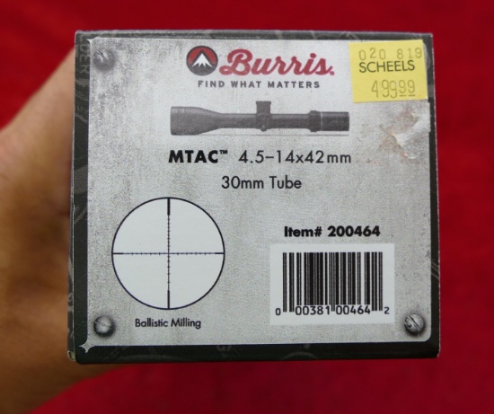 Burris MTAC 4.5-14x42mm Rifle Scope