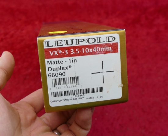 Leupold VX3 3.5-10x40mm Rifle Scope
