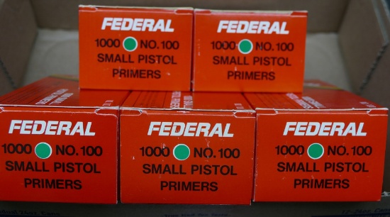 5,000 count Federal No 100 Small Pistol Primers