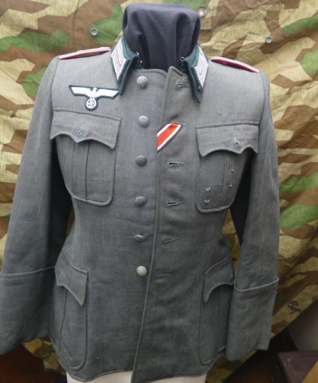 Nazi WWII Late War Panzer Lieutenant 's Tunic