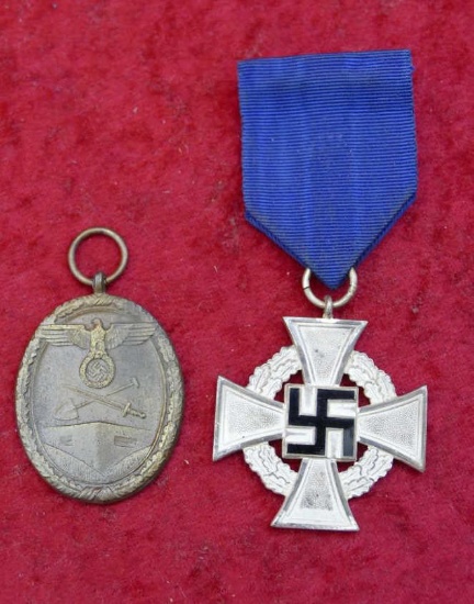 Pair of WWII Nazi Medals