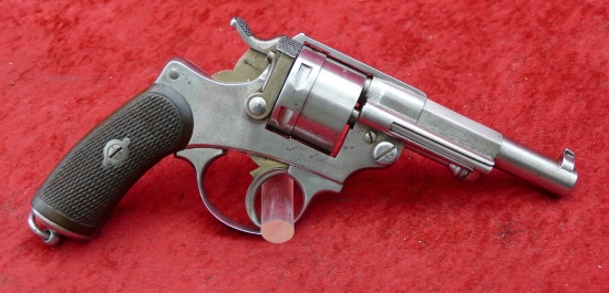 Antique French Model 1873 Military Revolver