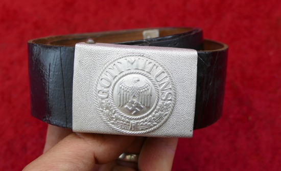 Late War WWII Nazi Belt & Buckle
