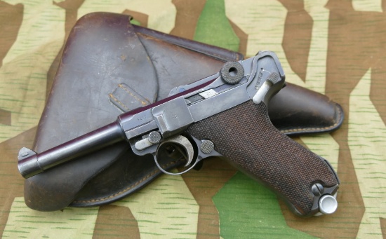 Early G Code WWII Luger & Holster