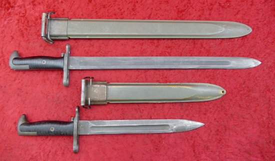 Pair of WWII PAL Mfg M1 Garand Bayonets