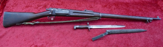 US 1898 Krag Rifle & Bayonet