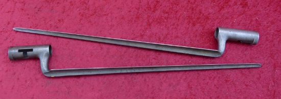 Pair of Early US Socket Bayonets