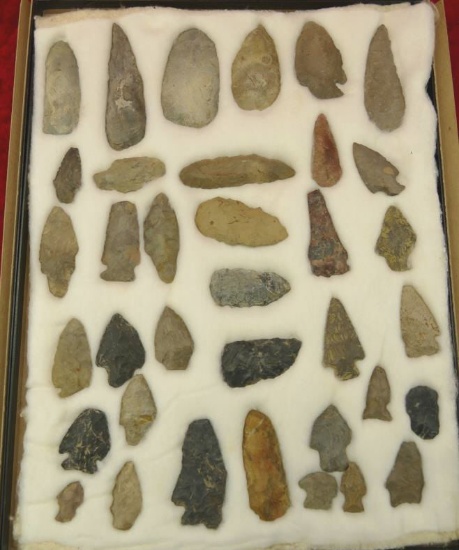 Collection of Ohio Indian Arrowheads