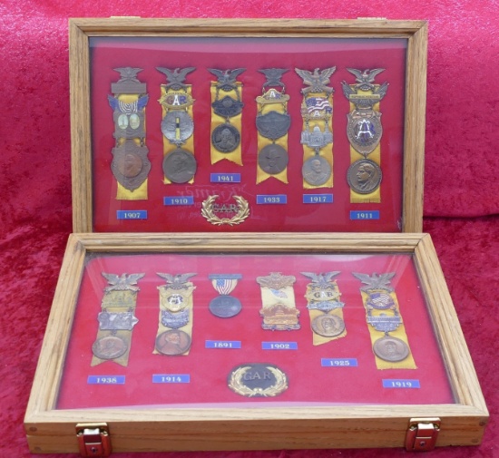 2 Displays GAR Medals