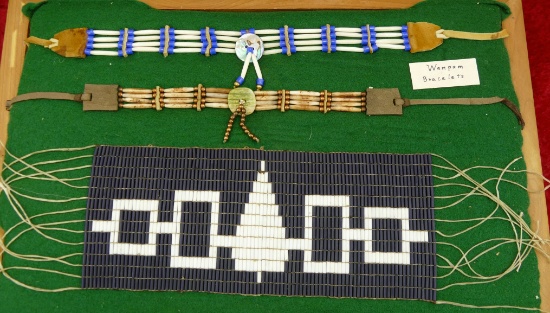 2 Frames Native American Modern Beadwork