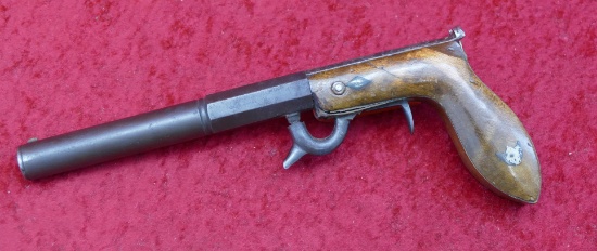 A Ruggles Sawhandle Underhammer Percussion Pistol