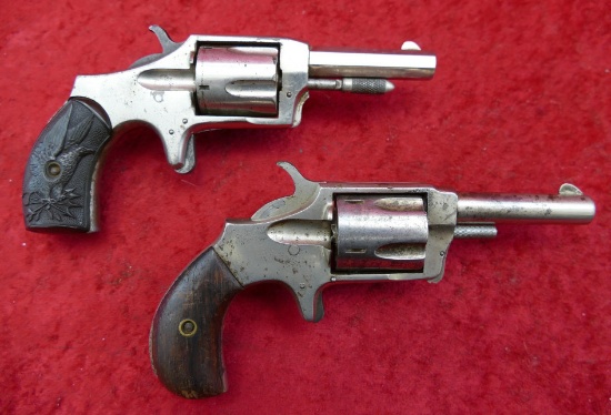 Pair of Antique Spur Trigger Revolvers