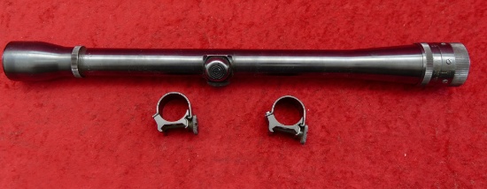 Weaver K10 Rifle Scope w/Rings