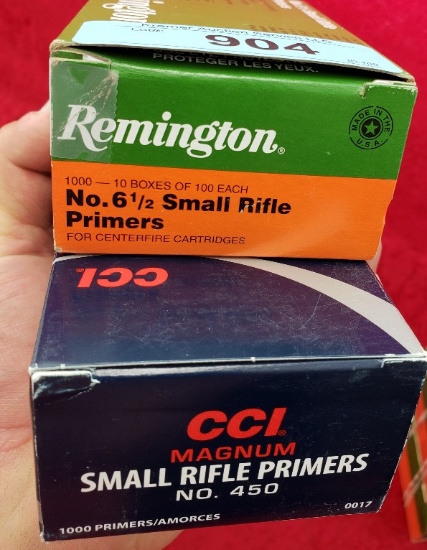 2000 ct. Small Rifle Primers