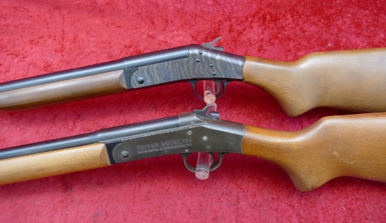 Pair of H&R Topper Single Shot Shotguns