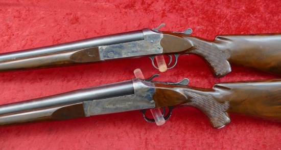Pair of Tenite Stocked Single Shot Shotguns