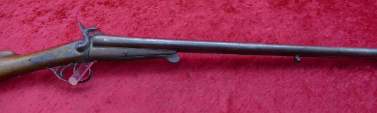 Antique Under Lever Pin Fire Dbl Bbl