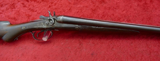 Antique 12 ga Dbl Coach Gun