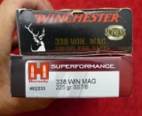 2 Boxes of 338 WIN Mag Ammo