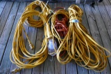 Assorted Extension Cords & Work Light